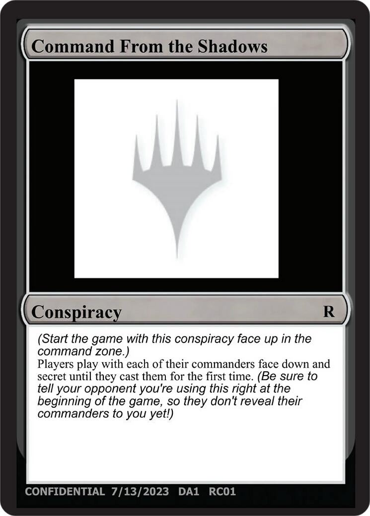 Image for Command From the Shadows