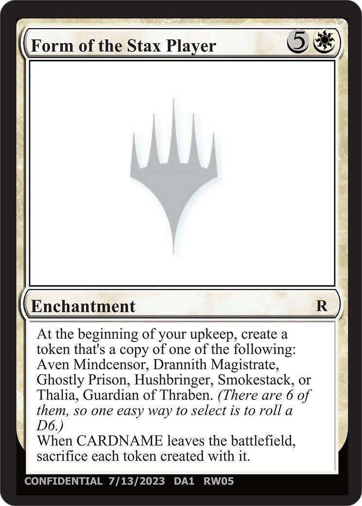 Image for Form of the Stax Player