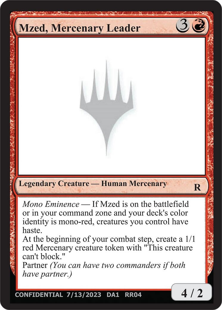 Image for Mzed, Mercenary Leader