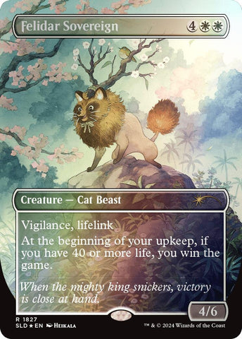 Image for Felidar Sovereign (1827) (Rainbow Foil) (1827) [SLD]