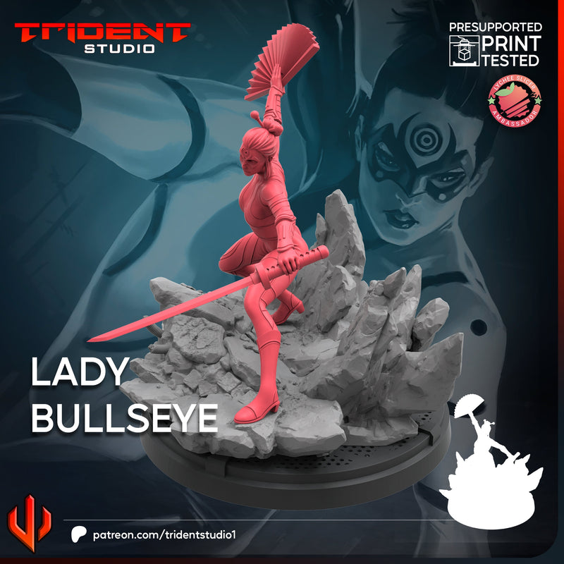 LADY BULLSEYE - Marvel MCP-Compatible 40mm Resin Miniature