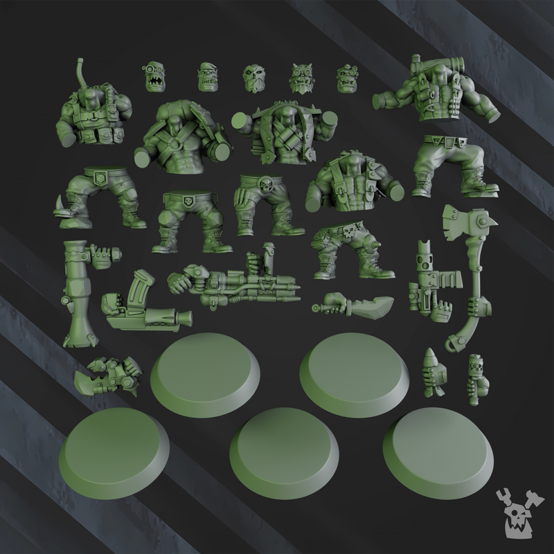 Blak Orks Mob | DakkaDakka | Grim Dark | Fantasy | One Page Rules