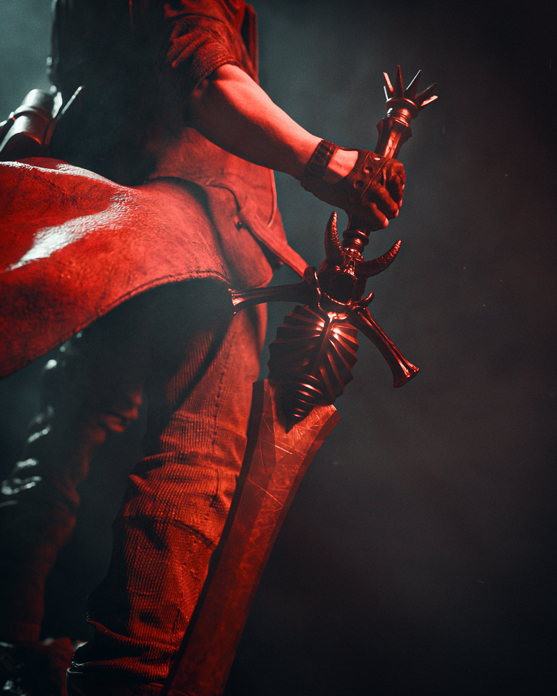 Dante Resin Statue - view 5