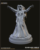 Silver Age Lorelei - Marvel MCP-Compatible Resin Miniature