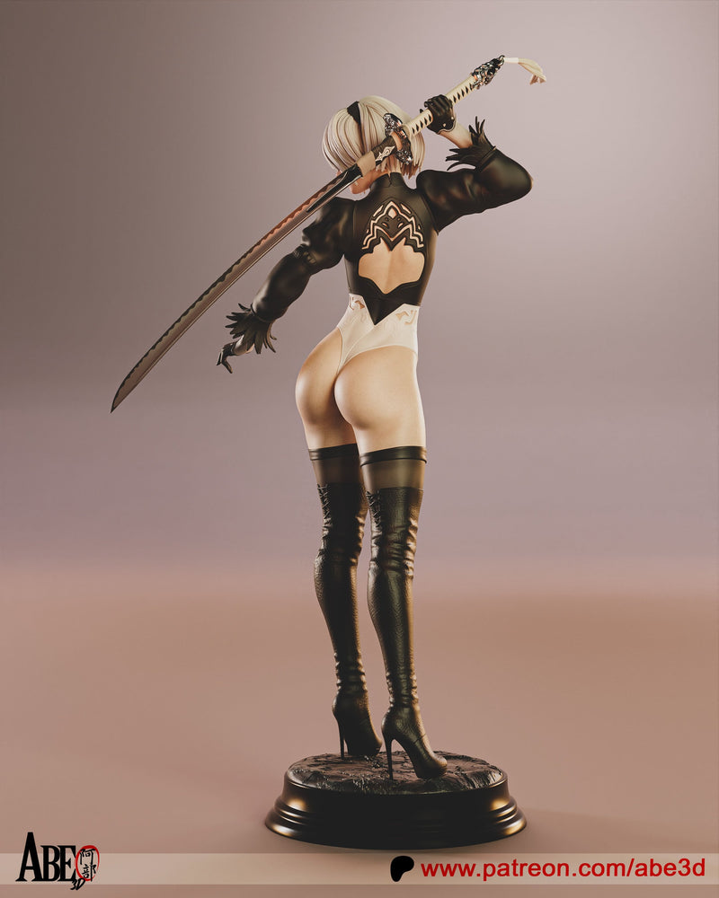 2B YoRHa Resin Statue - view 4