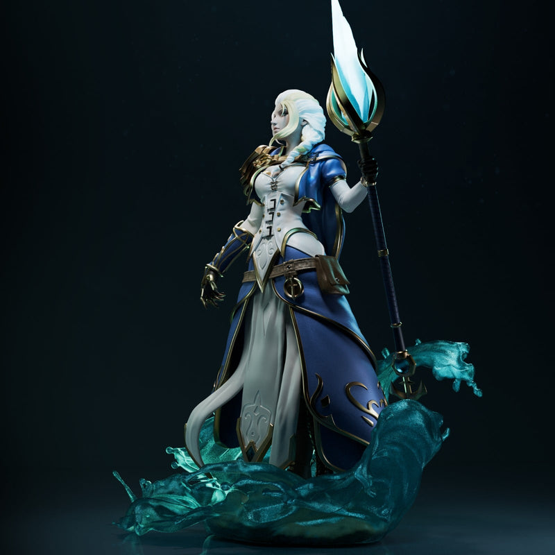 Jaina Resin Statue - view 4