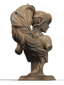 Pyrrha Nikos Resin Bust - view 3