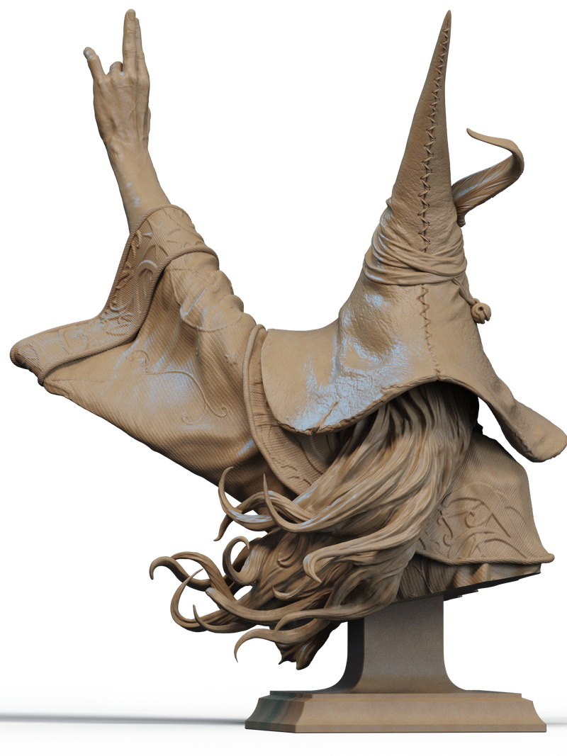 The Legendary Merlin Resin Bust - view 3