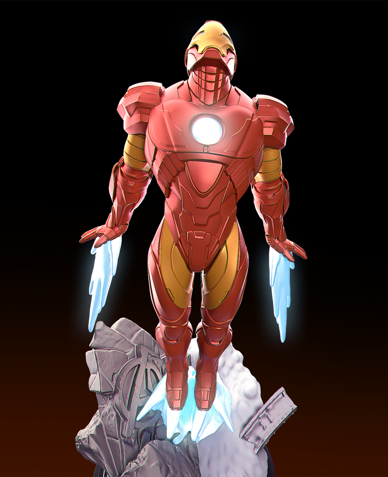 Iron Man Resin Statue - view 4
