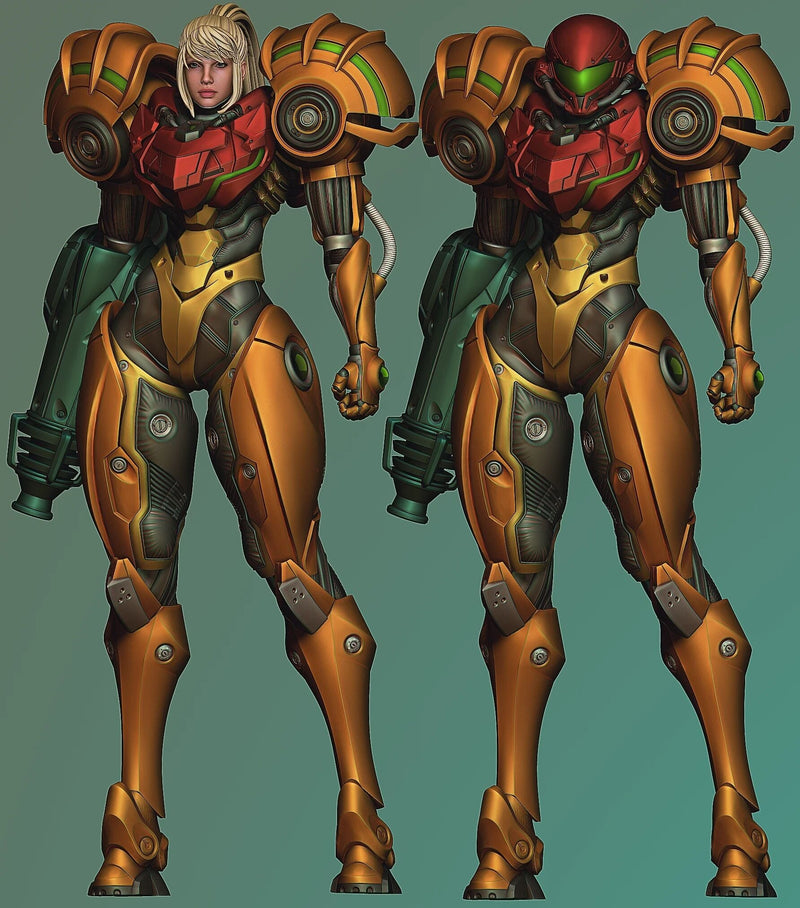 Samus Aran Kugo Resin Statue - view 3
