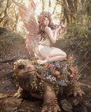 Fairy Blossom Resin Statue - view 4