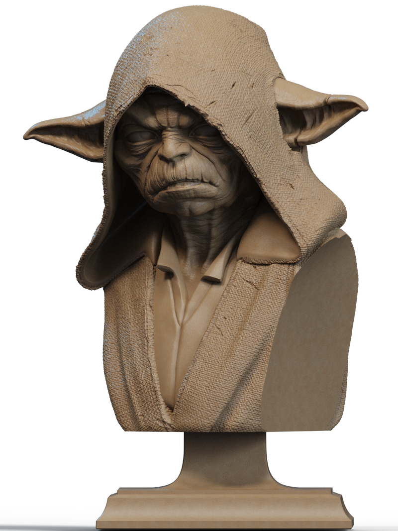 Darth Yoda Resin Bust - view 1