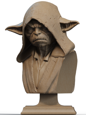 Darth Yoda Resin Bust - view 1