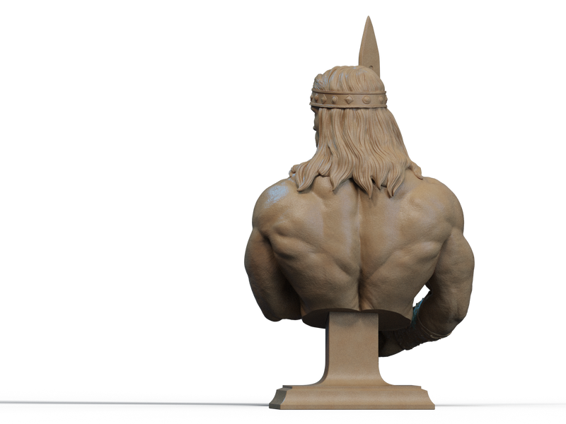 Conan Resin Bust - view 2