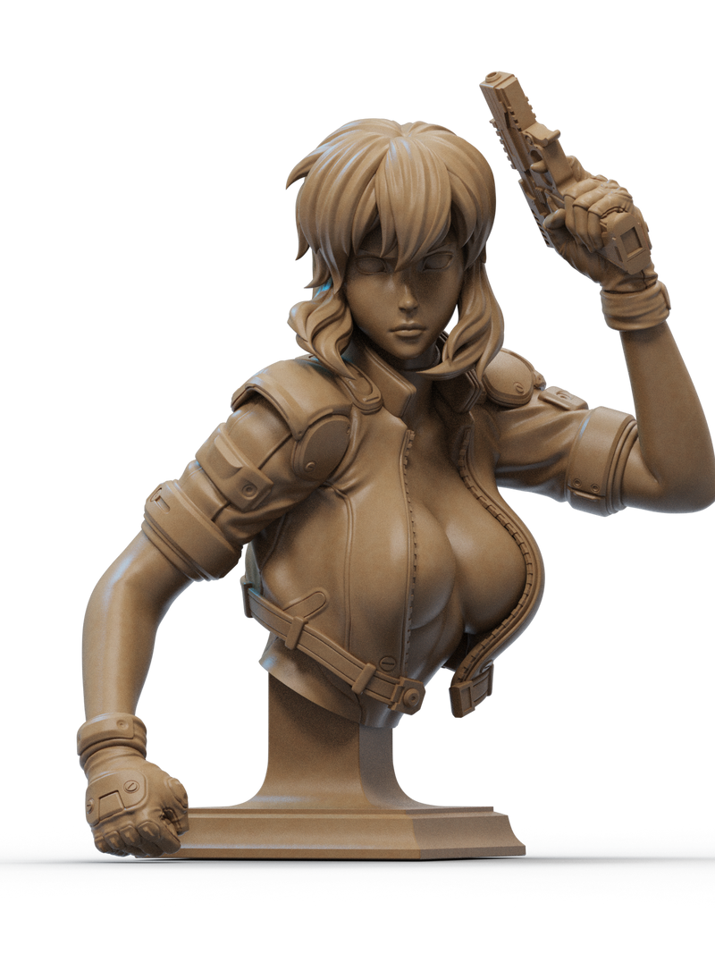 Motoko Resin Bust - view 2