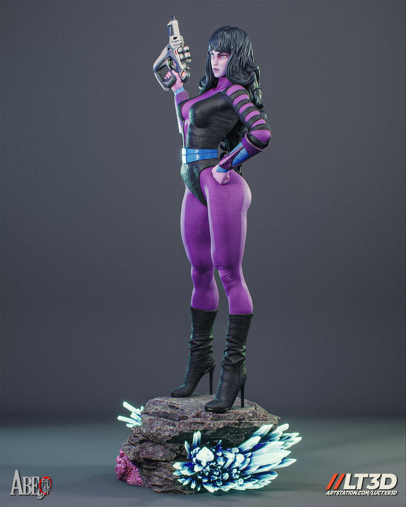 Nebula Resin Statue - view 2