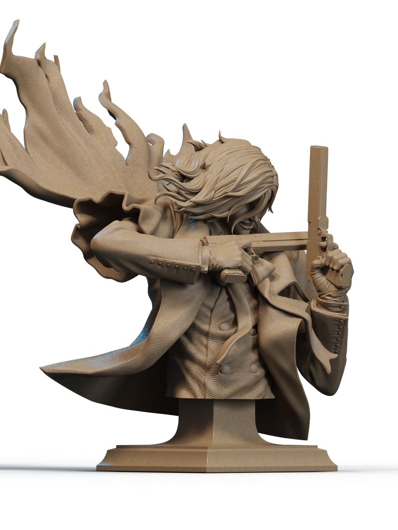 Alucard Resin Bust - Design 2 - view 2