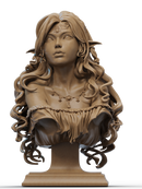 Elf Princess Resin Bust - view 1