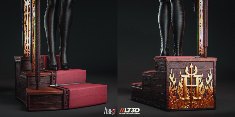 Selene Gallio Resin Statue - view 5