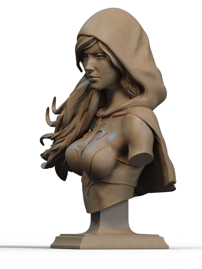 Magdalena Resin Bust - view 2