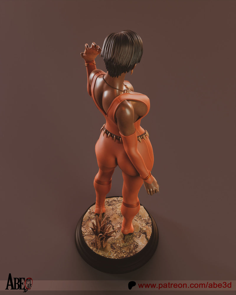 Vixen Resin Statue - view 6