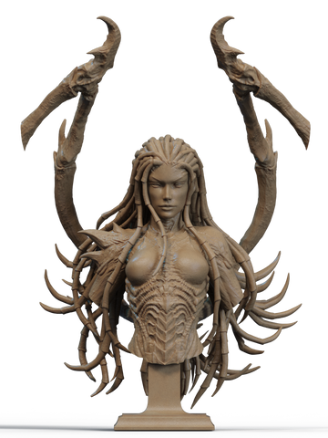Kerrigan Resin Bust - view 1