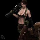 Quiet Resin Statue - view 2