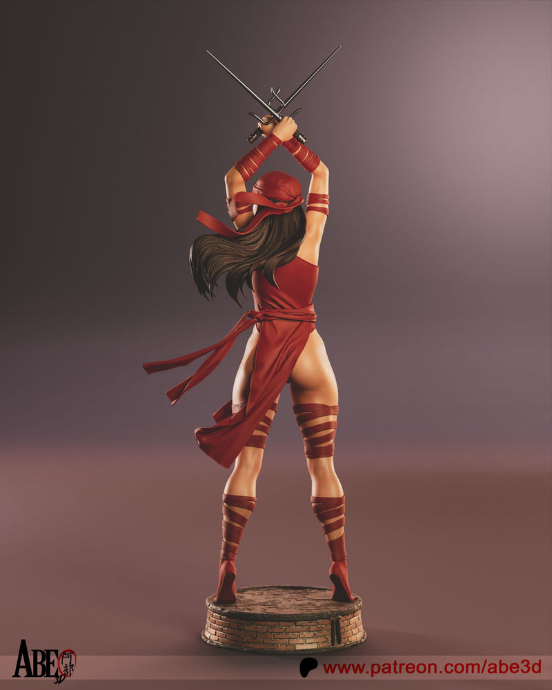 Elektra abe Resin Statue - view 2