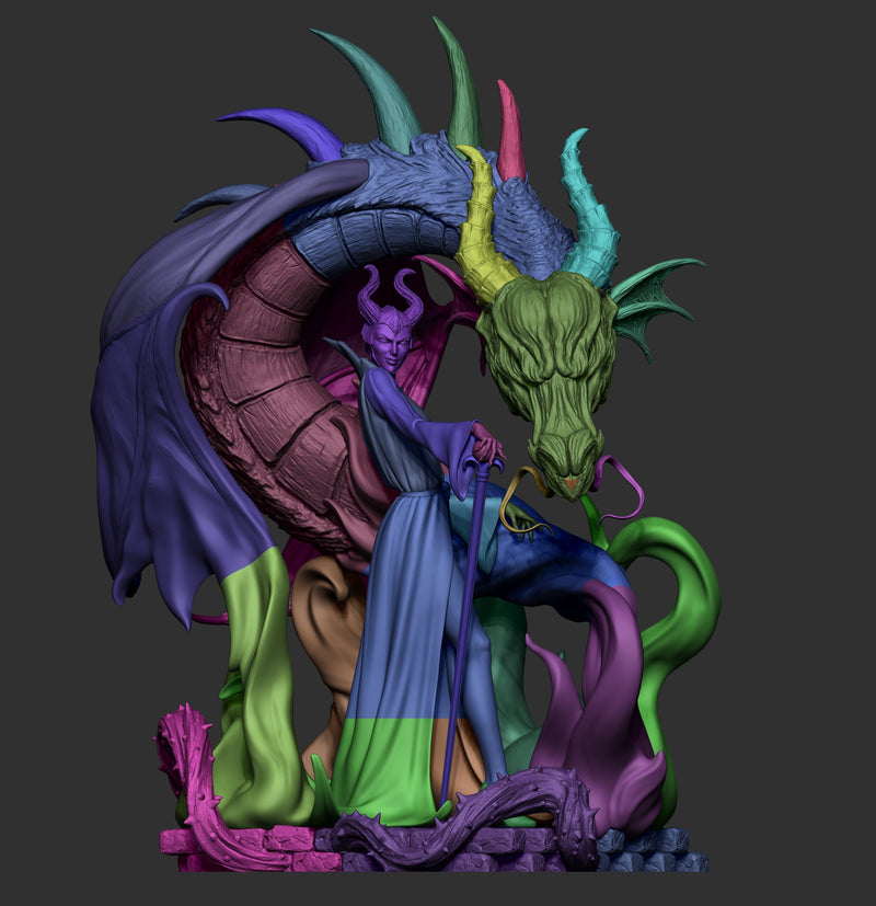 Maleficent Resin Statue - view 7