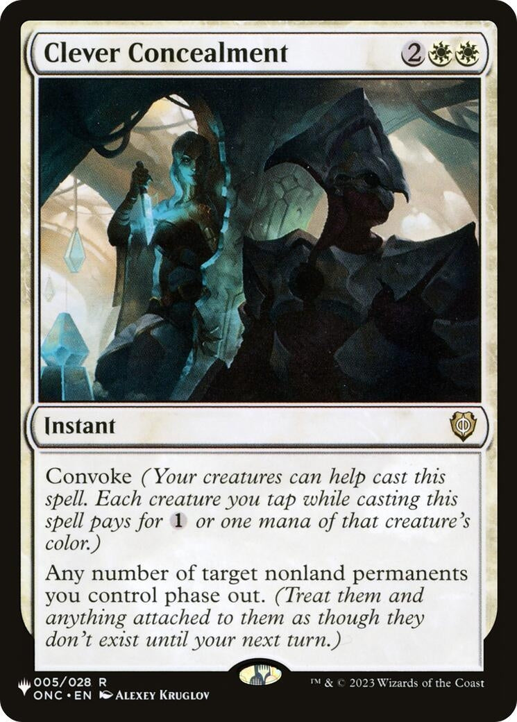 Image for Clever Concealment (5) [LIST]