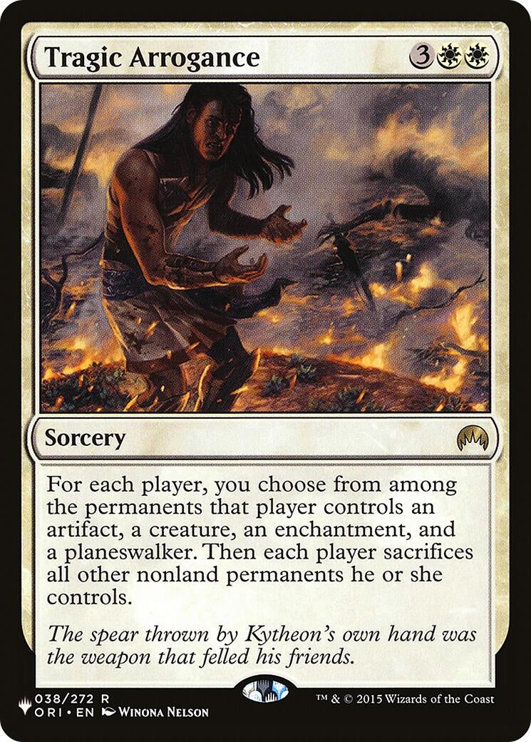 Image for Tragic Arrogance [LIST]