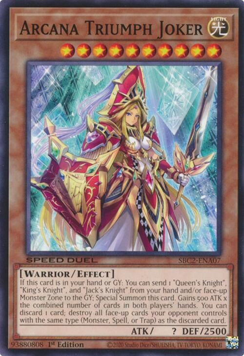Image for Arcana Triumph Joker (SBC2-ENA07) [SBC2]
