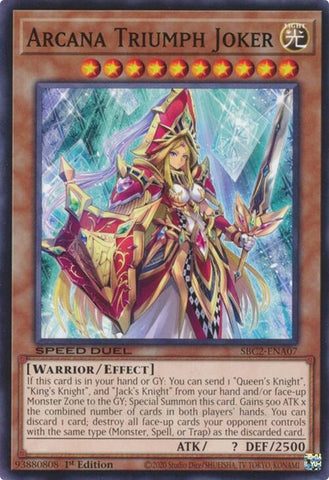 Image for Arcana Triumph Joker (SBC2-ENA07) [SBC2]