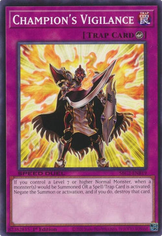 Image for Champion's Vigilance (SBC2-ENB19) [SBC2]