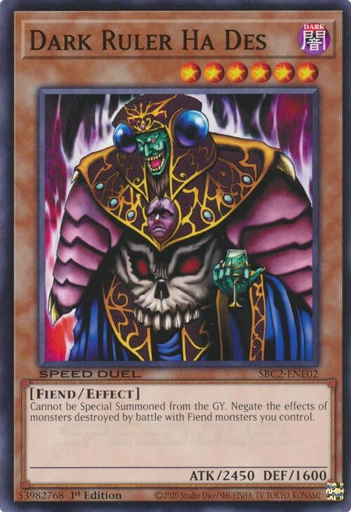 Image for Dark Ruler Ha Des (SBC2-ENE02) [SBC2]