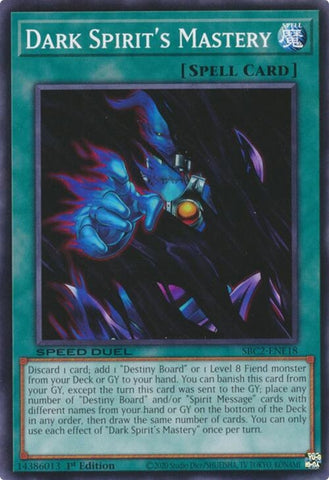 Image for Dark Spirit's Mastery (SBC2-ENE18) [SBC2]