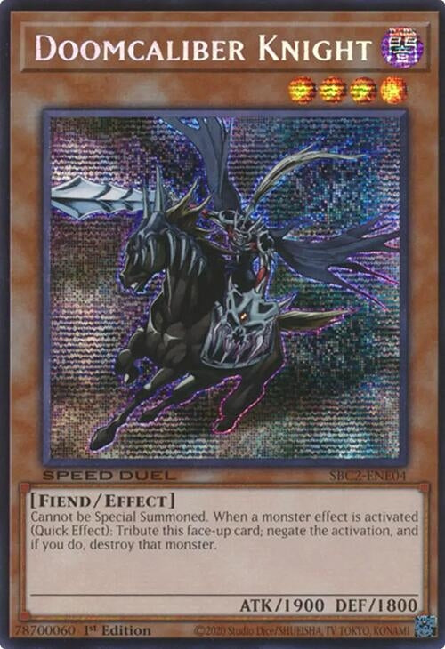 Image for Doomcaliber Knight (PSR) (SBC2-ENE04) [SBC2]
