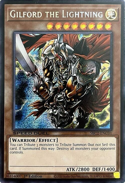 Image for Gilford the Lightning (PSR) (SBC2-ENC01) [SBC2]