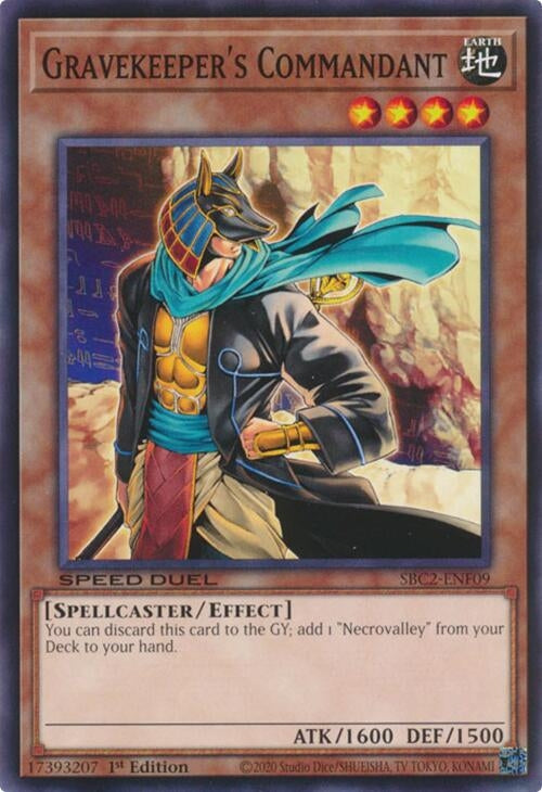 Image for Gravekeeper's Commandant (SBC2-ENF09) [SBC2]