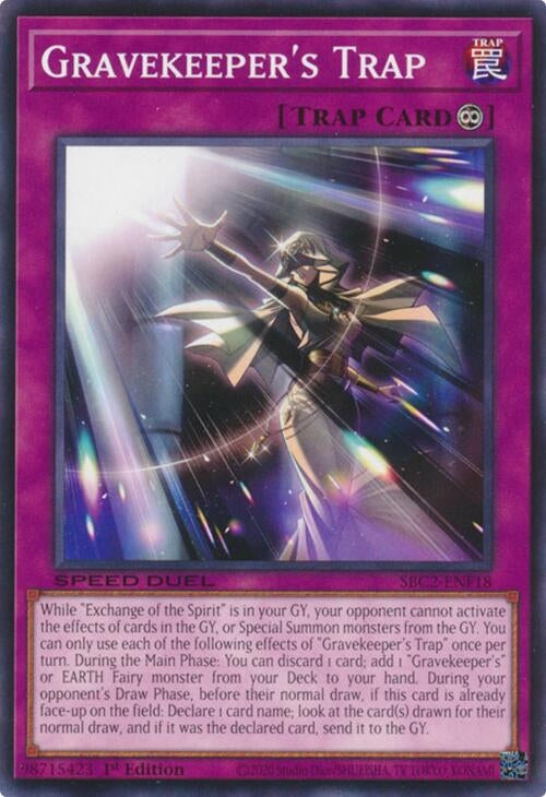 Image for Gravekeeper's Trap (SBC2-ENF18) [SBC2]
