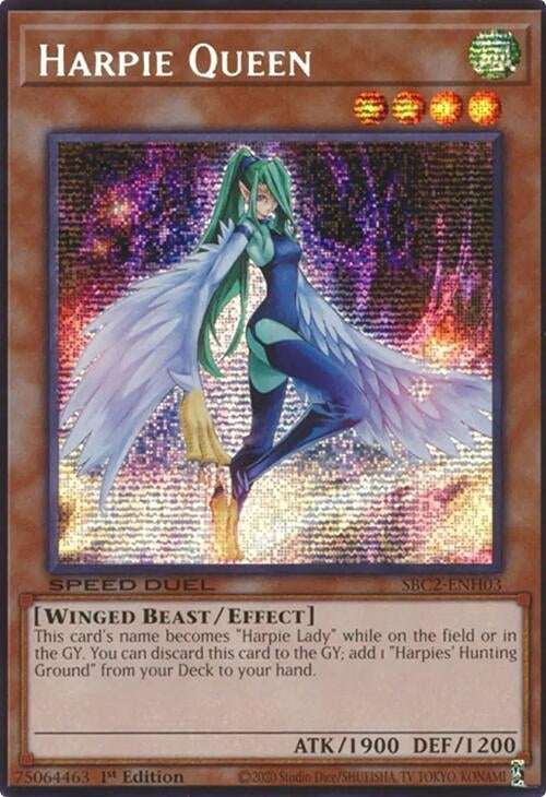 Image for Harpie Queen (PSR) (SBC2-ENH03) [SBC2]