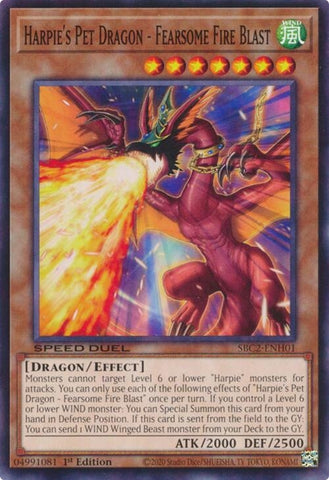 Image for Harpie's Pet Dragon - Fearsome Fire Blast (SBC2-ENH01) [SBC2]