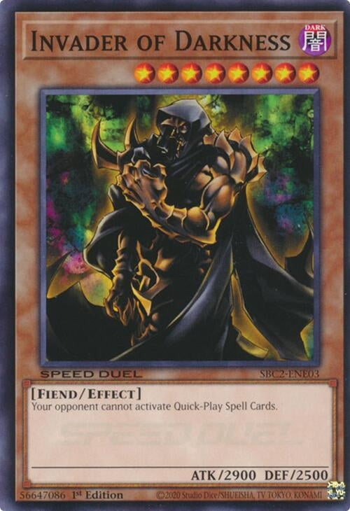 Image for Invader of Darkness (SBC2-ENE03) [SBC2]
