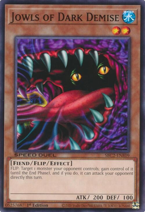 Image for Jowls of Dark Demise (SBC2-ENE09) [SBC2]