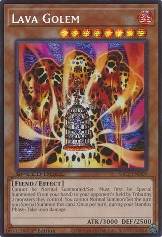 Image for Lava Golem (PSR) (SBC2-END09) [SBC2]