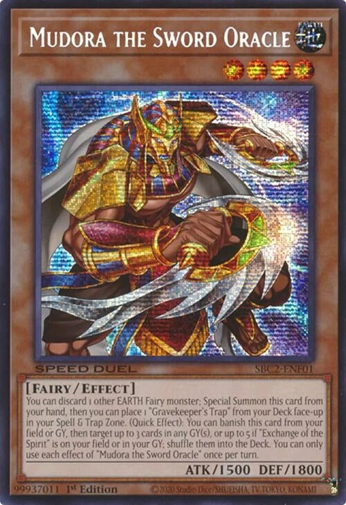 Image for Mudora the Sword Oracle (PSR) (SBC2-ENF01) [SBC2]