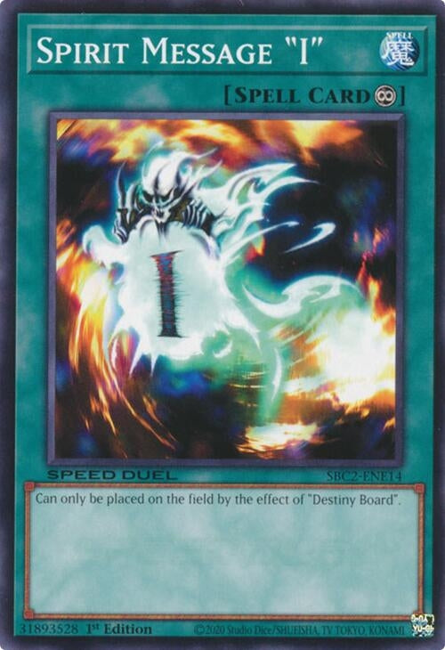 Image for Spirit Message "I" (SBC2-ENE14) [SBC2]