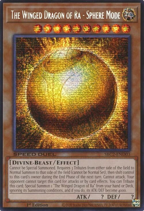Image for The Winged Dragon of Ra - Sphere Mode (PSR) (SBC2-END03) [SBC2]