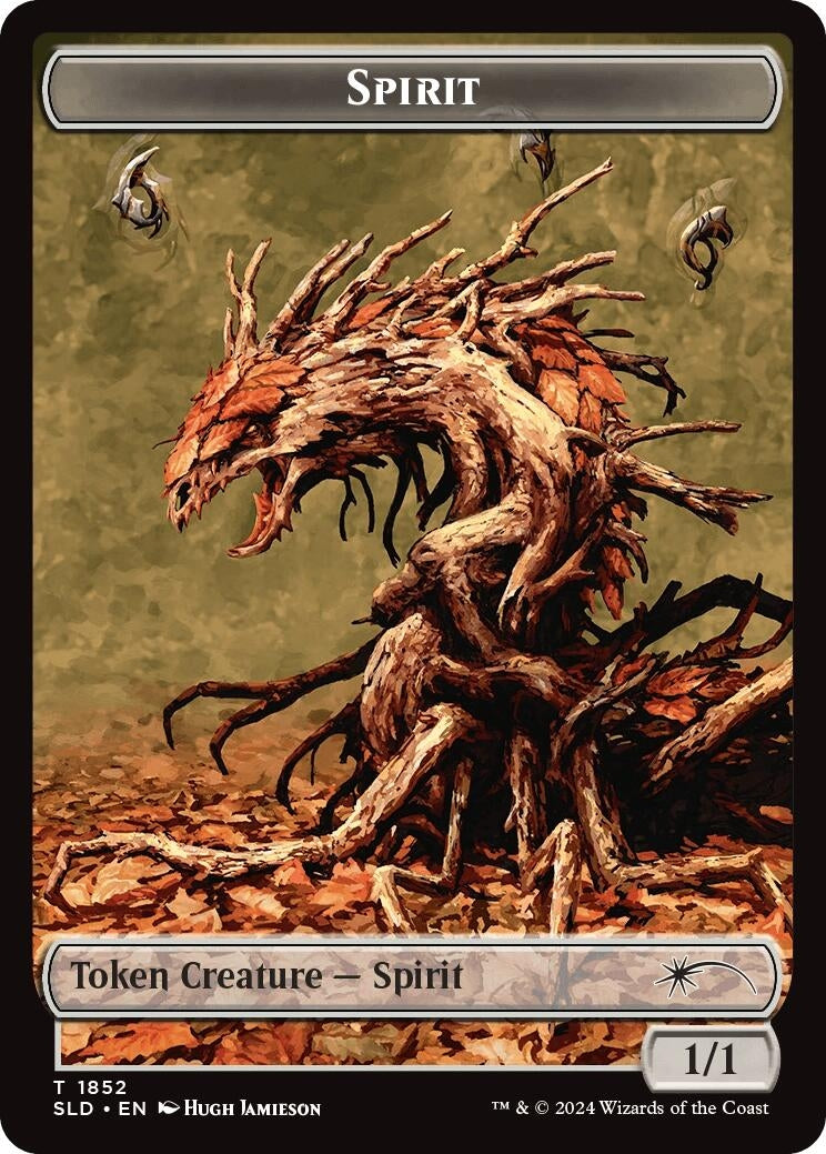 Image for Spirit (SLD) // Shapeshifter (KHM) Double-sided Token (1852 // 8) [SLD]