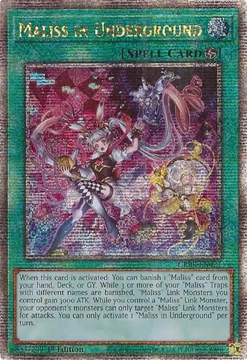 Image for Maliss in Underground (Quarter Century Secret Rare) (CRBR-EN021)
